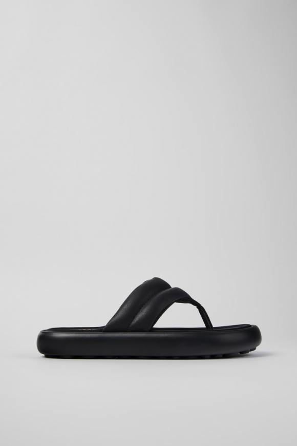 Neu Eingetroffen Camper Pelotas Flota - Schwarze Herrenflipflops aus Leder Neu Eingetroffen Camper Pelotas Flota - Schwarze Herrenflipflops aus Leder