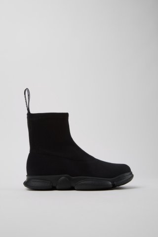 Neu Eingetroffen Camper Karst - Schwarze Midiboots aus TENCEL® Lyocell für Damen.