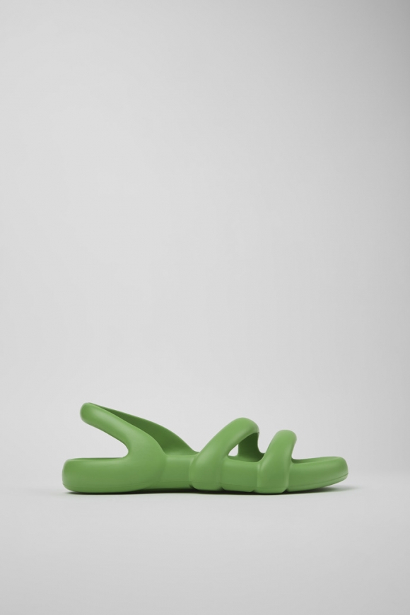Neu Eingetroffen Camper Kobarah Flat - Grüne Unisex-Sandale Neu Eingetroffen Camper Kobarah Flat - Grüne Unisex-Sandale