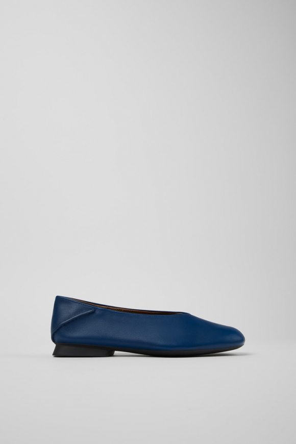 Neu Eingetroffen Camper Casi Myra - Blaue Damenballerinas aus Leder Neu Eingetroffen Camper Casi Myra - Blaue Damenballerinas aus Leder