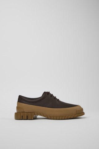 Neu Eingetroffen Camper Pix - Damenschnürschuh aus Leder in Braun.