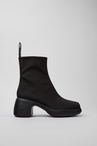 Neu Eingetroffen Camper Thelma - Schwarzer Damenstiefel aus Textil Neu Eingetroffen Camper Thelma - Schwarzer Damenstiefel aus Textil