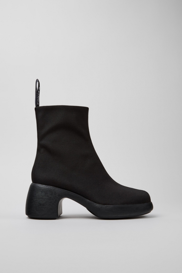 Neu Eingetroffen Camper Thelma - Schwarzer Damenstiefel aus Textil