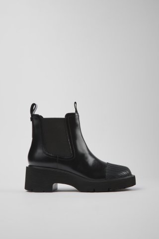 Neu Eingetroffen Camper Milah - Schwarzer Chelseastiefel für Damen aus Leder