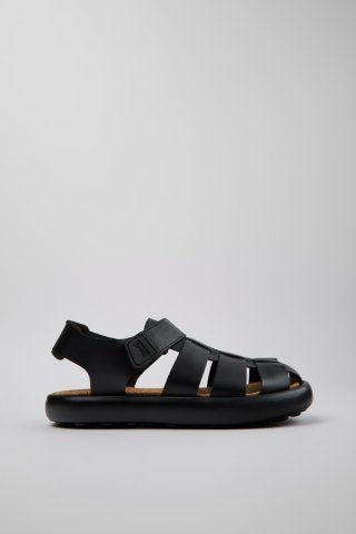 Neu Eingetroffen Camper Pelotas Flota - Schwarze Ledersandale für Herren. Neu Eingetroffen Camper Pelotas Flota - Schwarze Ledersandale für Herren.