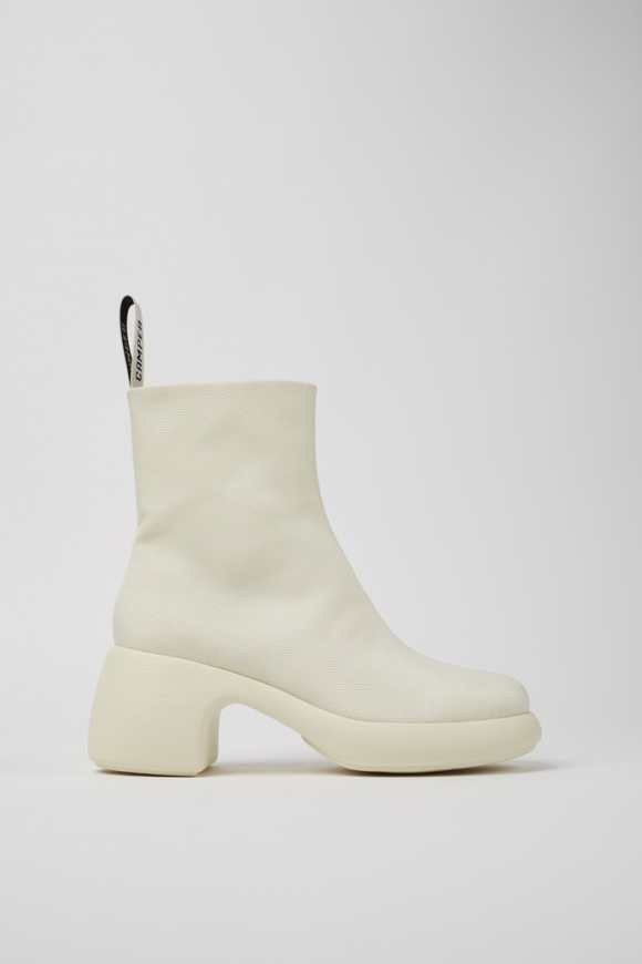 Neu Eingetroffen Camper Thelma - Weißer Damenstiefel aus Textil Neu Eingetroffen Camper Thelma - Weißer Damenstiefel aus Textil