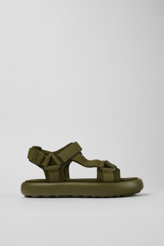 Neu Eingetroffen Camper Pelotas Flota - Grüne Herrensandalen aus Textil
