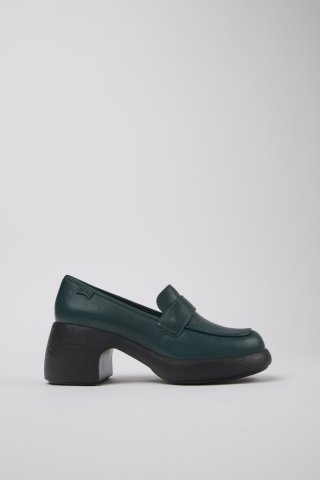 Neu Eingetroffen Camper Thelma - Grüner Damenloafer aus Leder