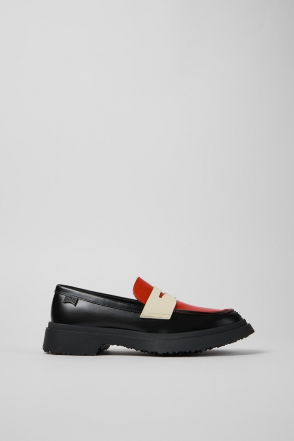 Neu Eingetroffen Camper Twins - Mehrfarbige Lederballerina/Moccasin für Damen. Neu Eingetroffen Camper Twins - Mehrfarbige Lederballerina/Moccasin für Damen.