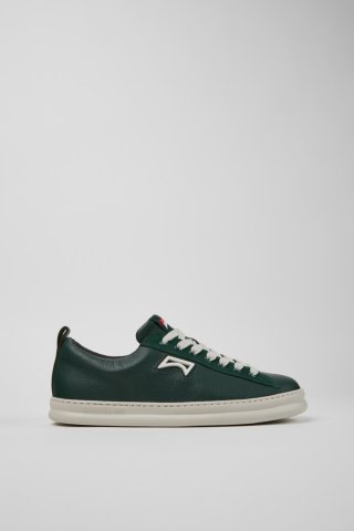 Neu Eingetroffen Camper Runner - Grüner Herrensneaker aus Leder und Nubukleder. Neu Eingetroffen Camper Runner - Grüner Herrensneaker aus Leder und Nubukleder.