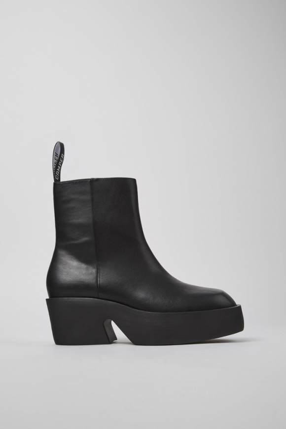 Neu Eingetroffen Camper Billie - Schwarze Lederstiefelette für Damen. Neu Eingetroffen Camper Billie - Schwarze Lederstiefelette für Damen.