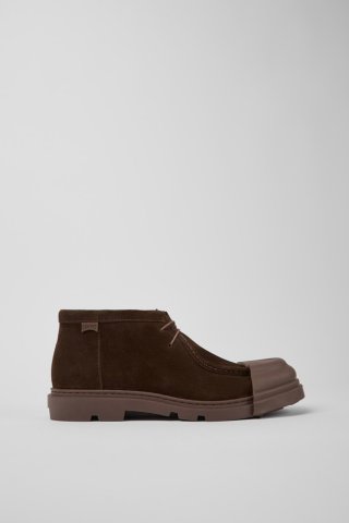 Neu Eingetroffen Camper Junction - Brauner Herrenschuh aus Nubukleder