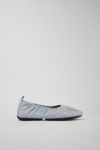 Neu Eingetroffen Camper Right - Graue Damenballerinas aus Leder