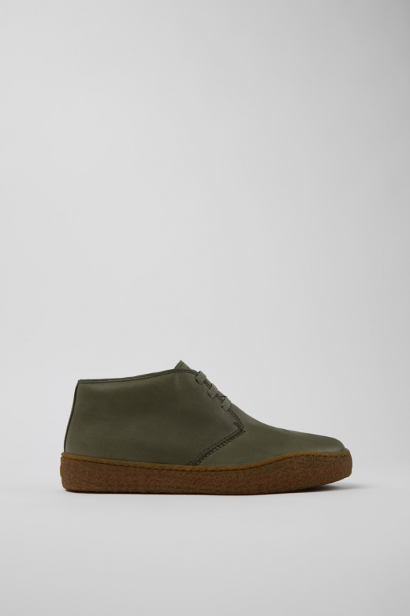 Neu Eingetroffen Camper Peu Terreno - Grüne Lederstiefeletten für Herren. Neu Eingetroffen Camper Peu Terreno - Grüne Lederstiefeletten für Herren.