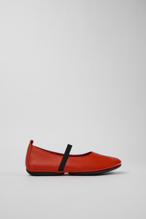 Neu Eingetroffen Camper Right - Roter Mary Jane-Lederschuh für Damen Neu Eingetroffen Camper Right - Roter Mary Jane-Lederschuh für Damen