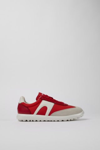 Neu Eingetroffen Camper Pelotas Xlite - Roter Damensneaker aus Textil/Leder