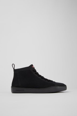 Neu Eingetroffen Camper Peu Touring - Schwarzer Herrenstricksneaker aus einem Stück Neu Eingetroffen Camper Peu Touring - Schwarzer Herrenstricksneaker aus einem Stück