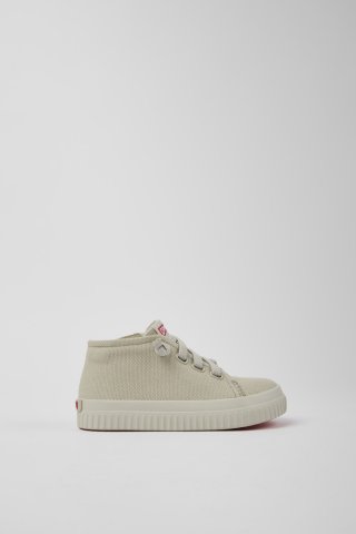 Neu Eingetroffen Camper Peu Roda - Grauer Kindersneaker aus Textil