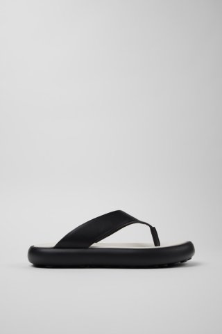 Neu Eingetroffen Camper Twins - Schwarze Ledersandale für Herren.