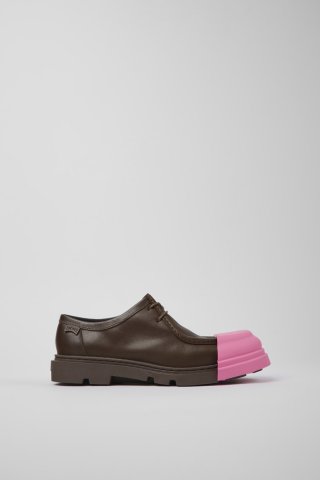 Neu Eingetroffen Camper Junction - Brauner Lederschuh für Damen.