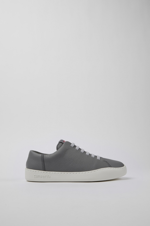 Neu Eingetroffen Camper Peu Touring - Grauer Ledersneaker für Damen Neu Eingetroffen Camper Peu Touring - Grauer Ledersneaker für Damen