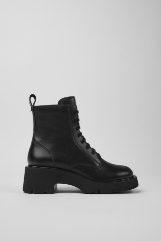 Neu Eingetroffen Camper Milah - Schwarze Stiefeletten aus Leder für Damen.