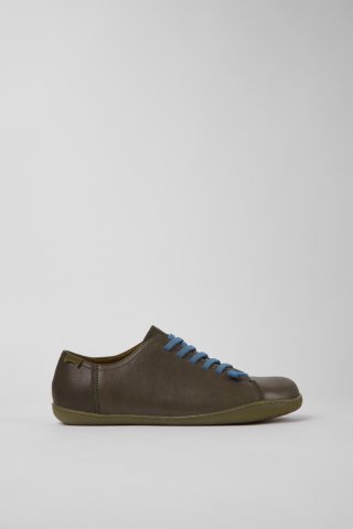 Neu Eingetroffen Camper Peu - Grüner Herrenschuh aus Leder Neu Eingetroffen Camper Peu - Grüner Herrenschuh aus Leder