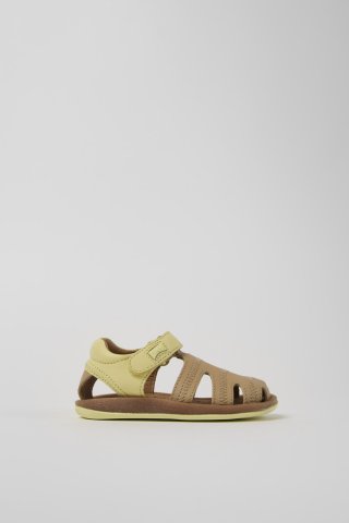 Neu Eingetroffen Camper Twins - Mehrfarbige Kindersandale aus Leder.