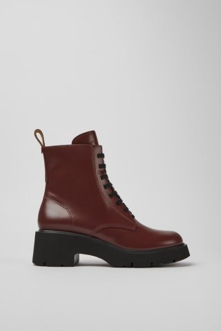 Neu Eingetroffen Camper Milah - Weinroter Damenschnürstiefel Neu Eingetroffen Camper Milah - Weinroter Damenschnürstiefel
