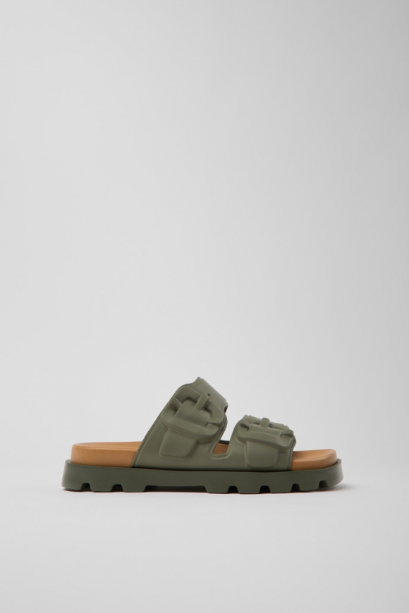 Neu Eingetroffen Camper Brutus Sandal - Grüne EVA-Sandalen für Damen. Neu Eingetroffen Camper Brutus Sandal - Grüne EVA-Sandalen für Damen.