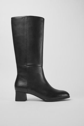 Neu Eingetroffen Camper Katie - Schwarzer hoher Lederstiefel für Damen.