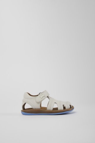 Neu Eingetroffen Camper Bicho - Weiße Ledersandalen