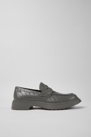 Neu Eingetroffen Camper Twins - Grauer Herrenloafer aus Leder Neu Eingetroffen Camper Twins - Grauer Herrenloafer aus Leder