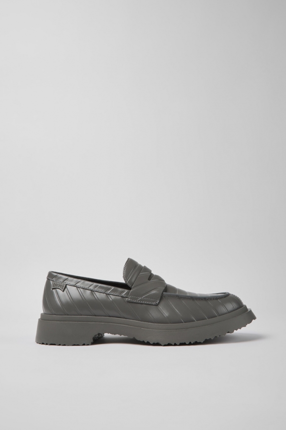 Neu Eingetroffen Camper Twins - Grauer Herrenloafer aus Leder Neu Eingetroffen Camper Twins - Grauer Herrenloafer aus Leder