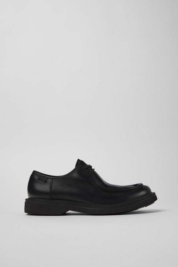 Neu Eingetroffen Camper Norman - Schwarzer Herrenschuh aus Leder.