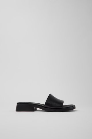 Neu Eingetroffen Camper Dana - Schwarze Ledersandalen für Damen.