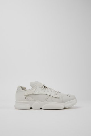 Neu Eingetroffen Camper Karst - Weißer Damensneaker aus ungefärbtem Leder