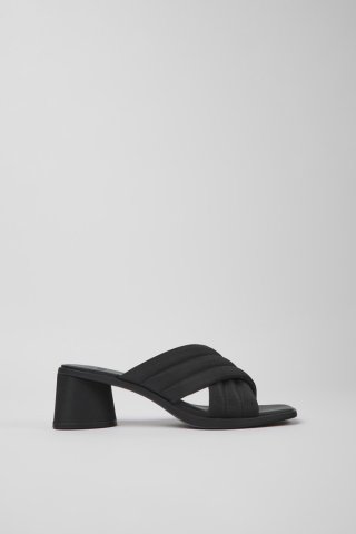 Neu Eingetroffen Camper Kiara - Schwarze Damensandale aus Textil