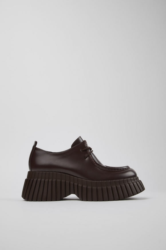 Neu Eingetroffen Camper BCN - Brauner Damenschuh aus Leder