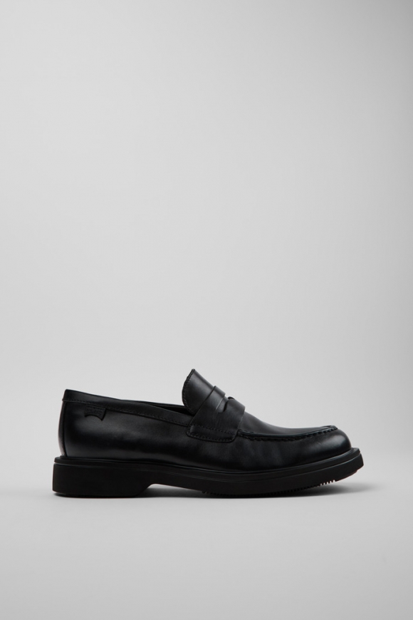 Neu Eingetroffen Camper Norman - Schwarzer Herrenschuh aus Leder.
