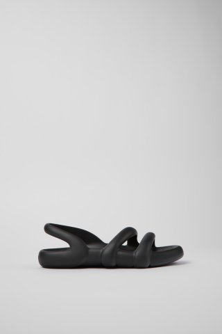 Neu Eingetroffen Camper Kobarah Flat - Schwarze Sandalen.
