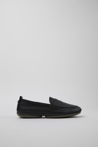 Neu Eingetroffen Camper Right - Schwarzer Damenschuh aus Leder.