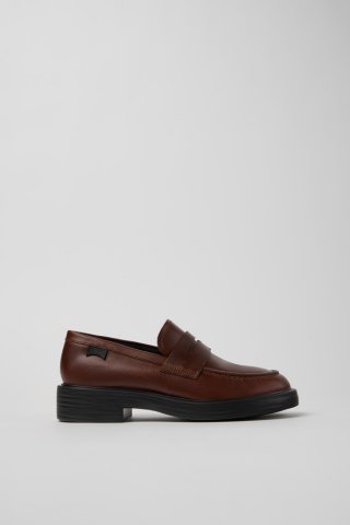 Neu Eingetroffen Camper Dean - Brauner Damenschuh aus Leder.