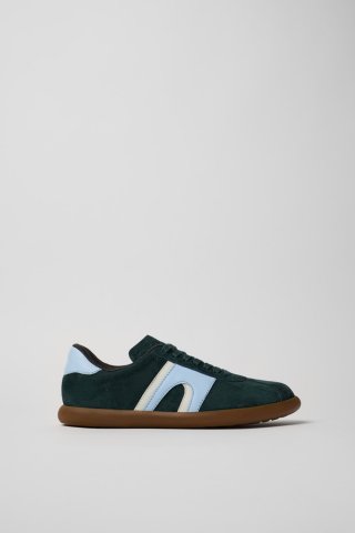 Neu Eingetroffen Camper Pelotas Soller - Grüner Damensneaker aus Nubukleder/Leder