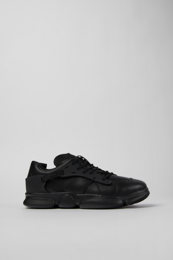 Neu Eingetroffen Camper Karst - Schwarzer Herrensneaker aus Textil und Leder Neu Eingetroffen Camper Karst - Schwarzer Herrensneaker aus Textil und Leder