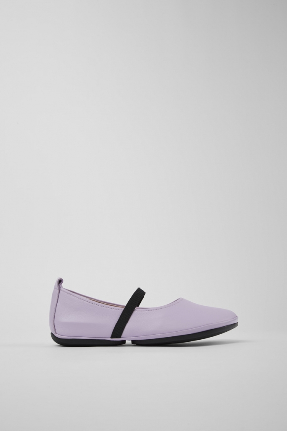 Neu Eingetroffen Camper Right - Violette Mary Jane-Lederschuhe für Damen Neu Eingetroffen Camper Right - Violette Mary Jane-Lederschuhe für Damen