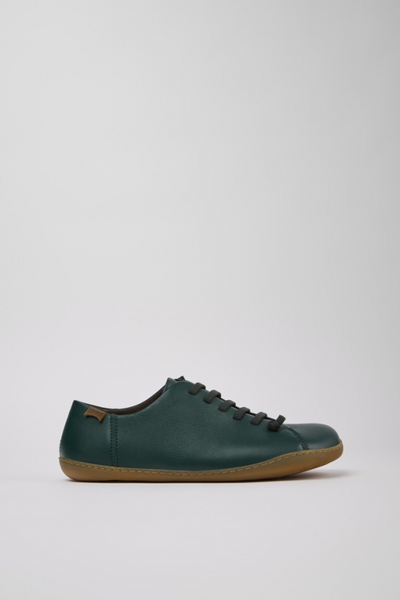Neu Eingetroffen Camper Peu - Grüner Herrenschuh aus Leder. Neu Eingetroffen Camper Peu - Grüner Herrenschuh aus Leder.