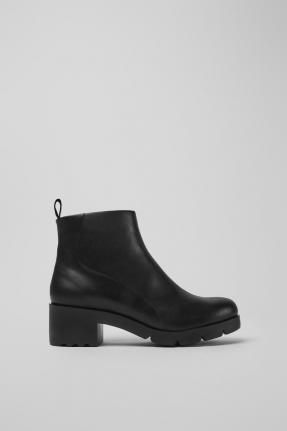 Neu Eingetroffen Camper Wanda - Schwarze Lederstiefelette für Damen. Neu Eingetroffen Camper Wanda - Schwarze Lederstiefelette für Damen.
