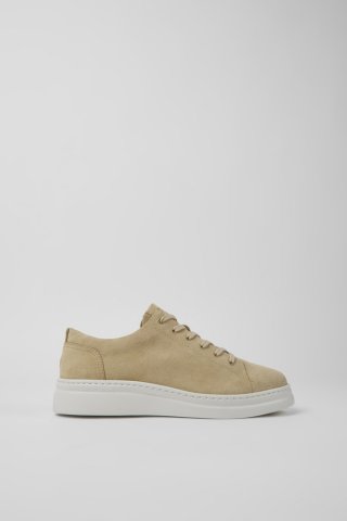 Neu Eingetroffen Camper Runner Up - Beiger Damensneaker aus Nubukleder.