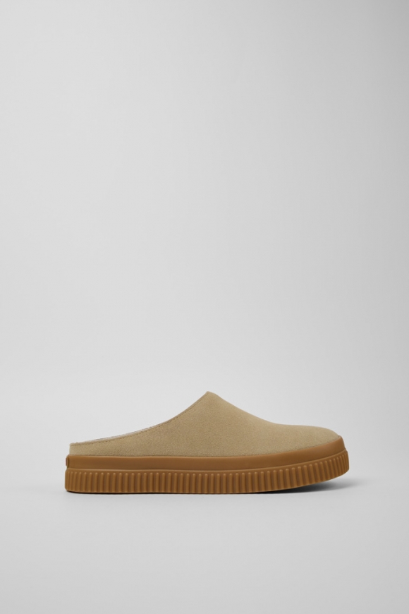 Neu Eingetroffen Camper Peu Roda - Beige Nubuksandalen für Damen. Neu Eingetroffen Camper Peu Roda - Beige Nubuksandalen für Damen.